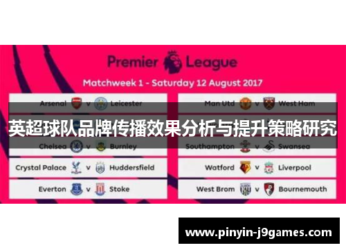 英超球队品牌传播效果分析与提升策略研究